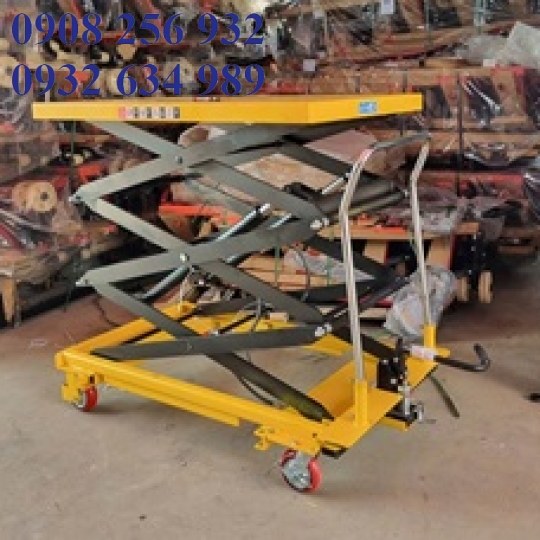 Xe nâng mặt bàn cao 3 mét WP500-3M nâng 500kg kích thủy lực cơ hàng có sẵn tại TPHCM